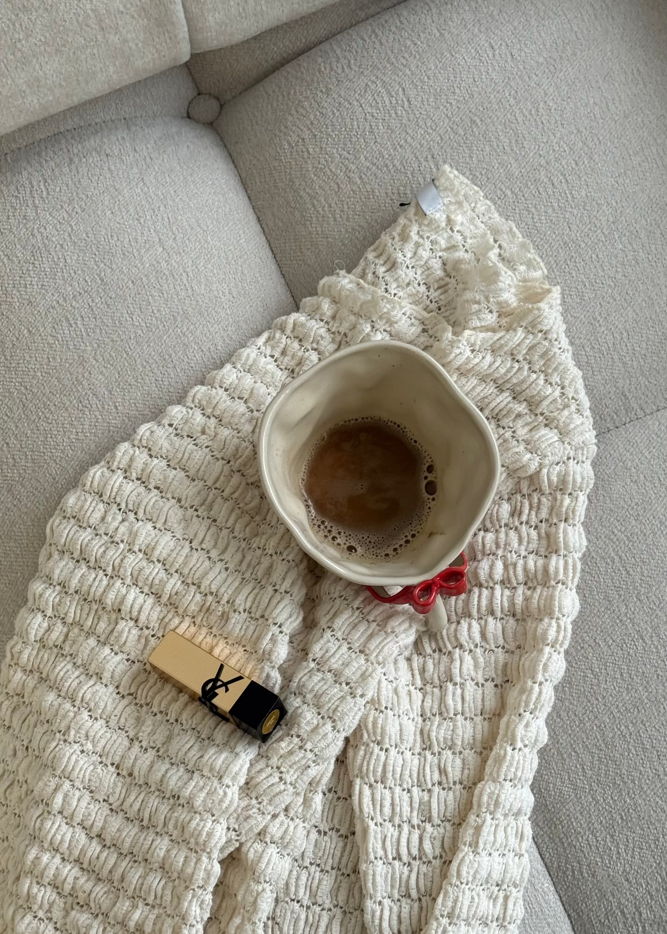 Christmas Teddy with Bow