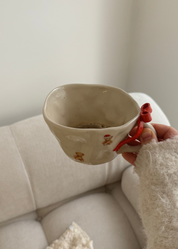 Christmas Teddy with Bow