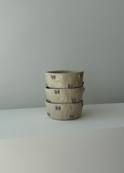 Lilac Mini Bows Cereal Bowl