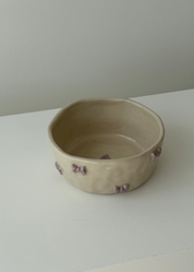 Lilac Mini Bows Cereal Bowl