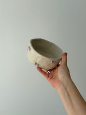 Lilac Mini Bows Cereal Bowl