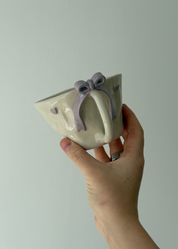 Lilac Bow and Hearts