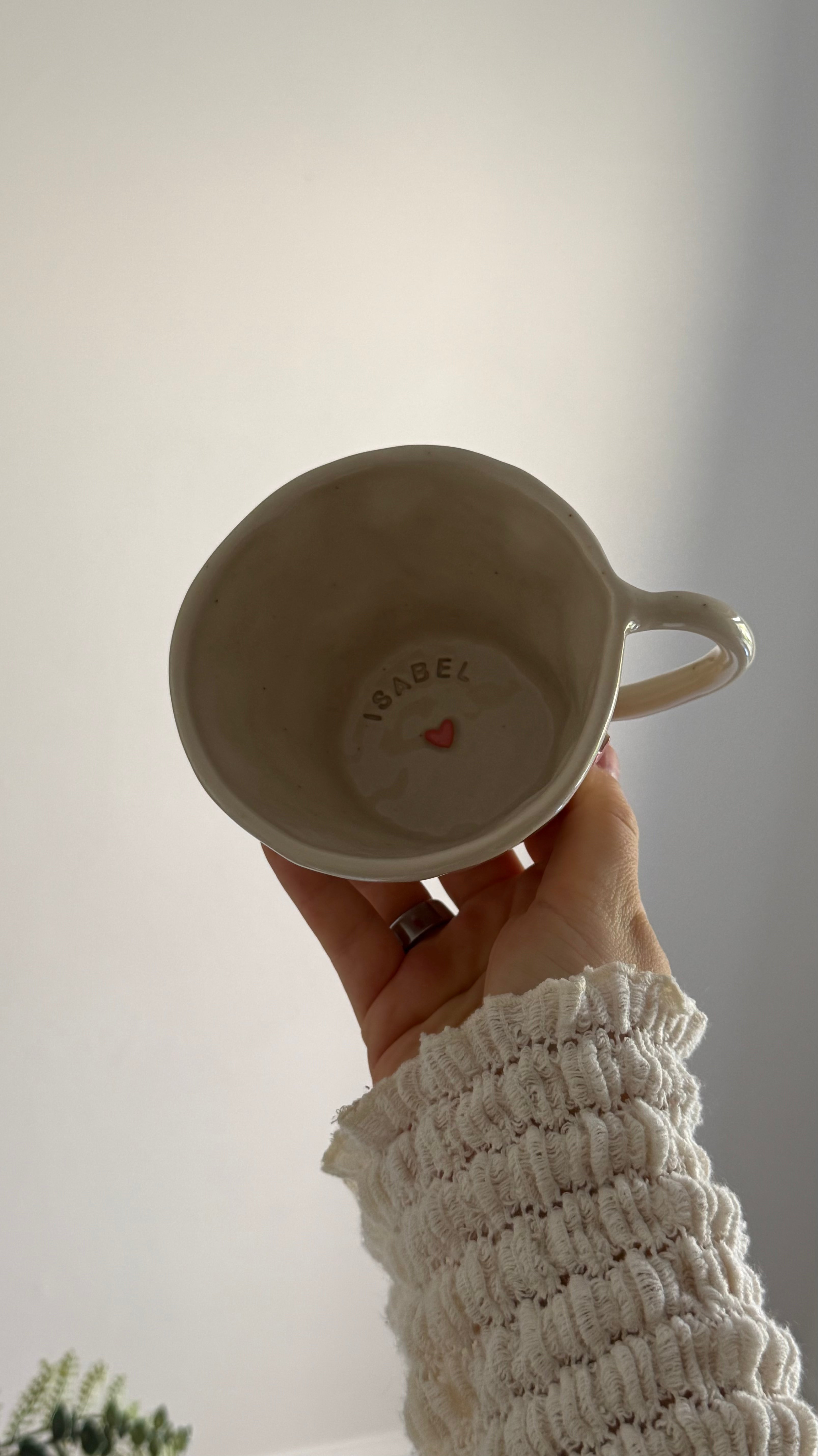 Pink Hearts Isabel Mug