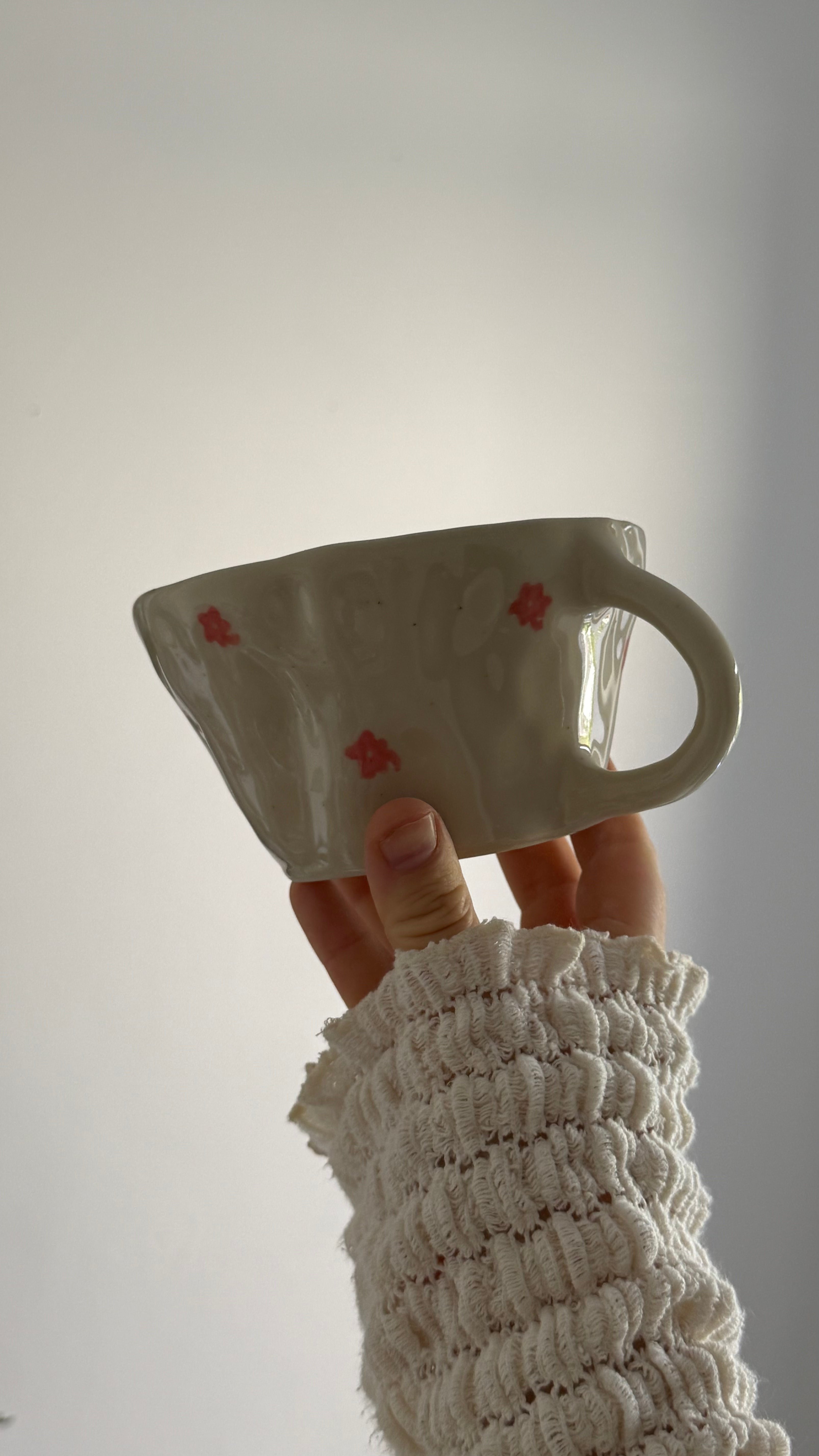 Pink Flower Mug