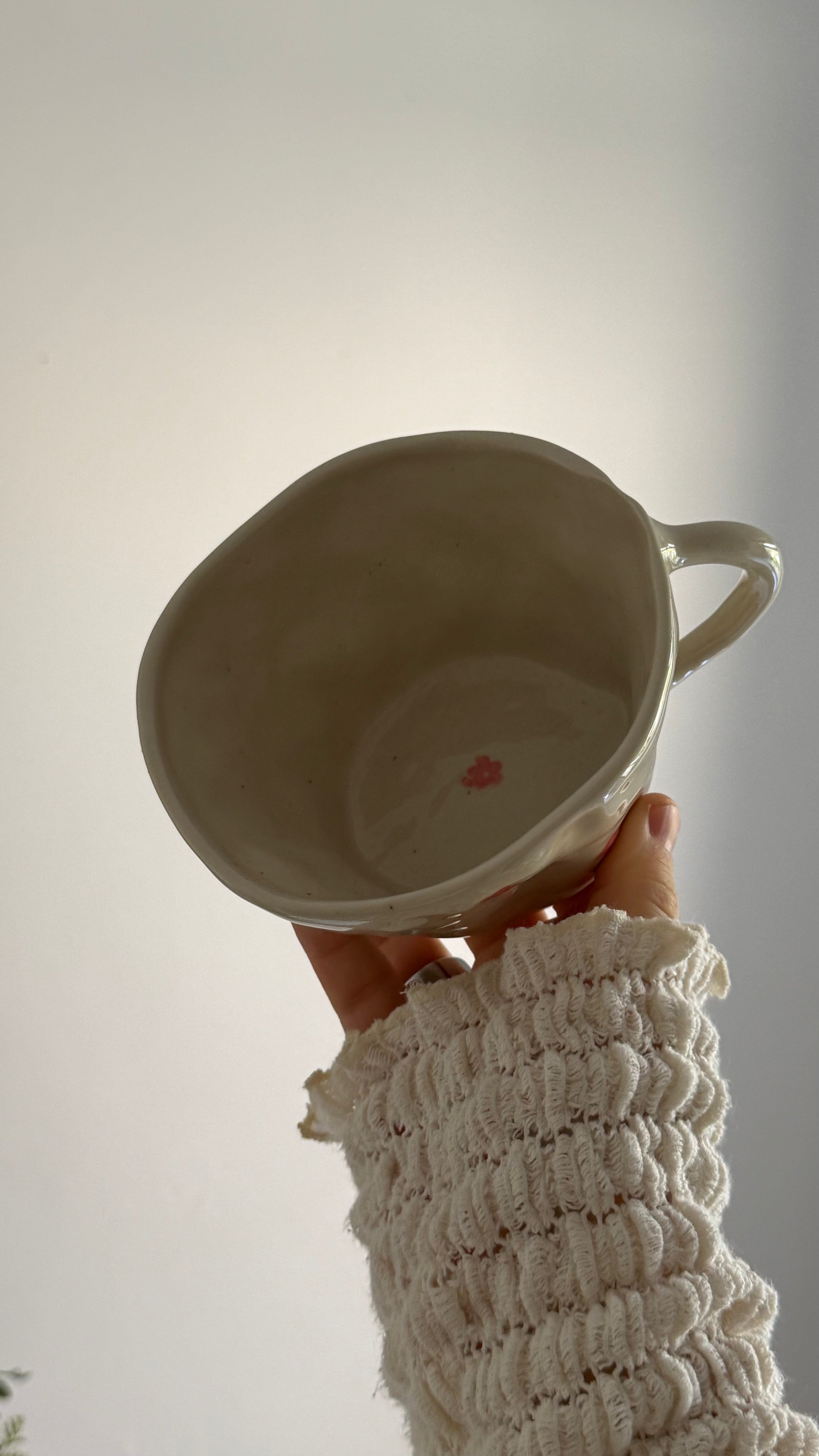 Pink Flower Mug