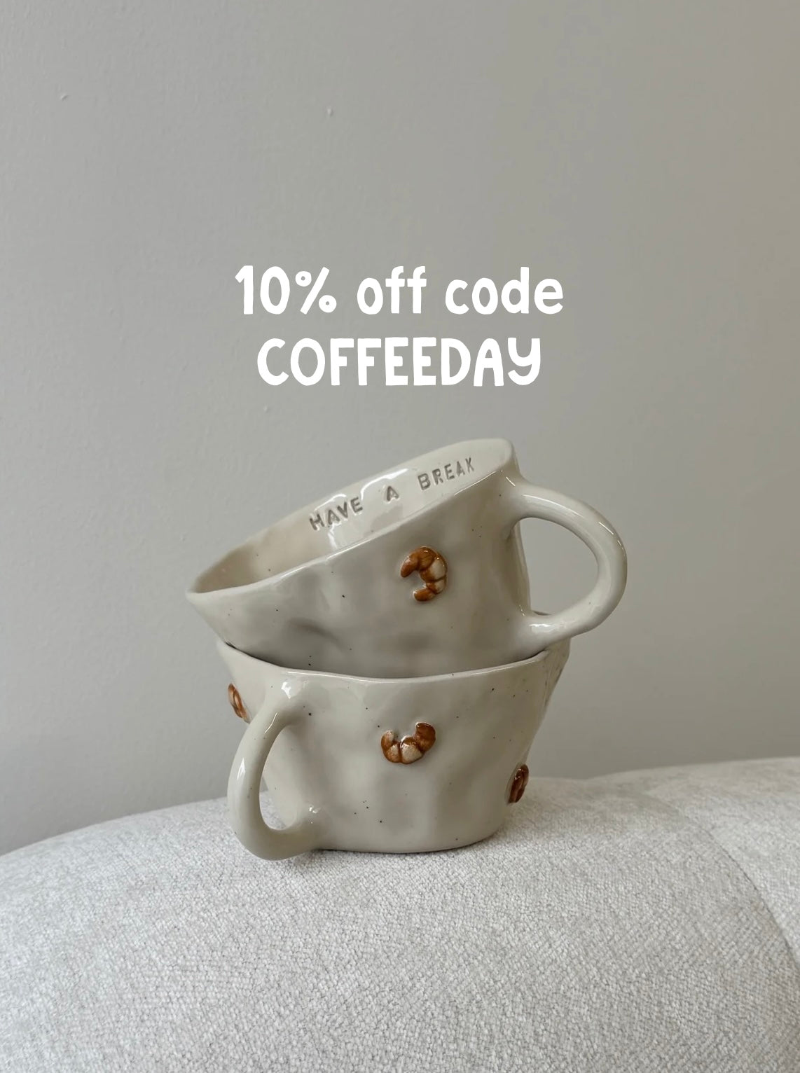Custom Croissant Mug