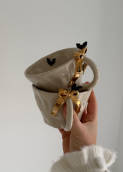 Gold Bow and Bats