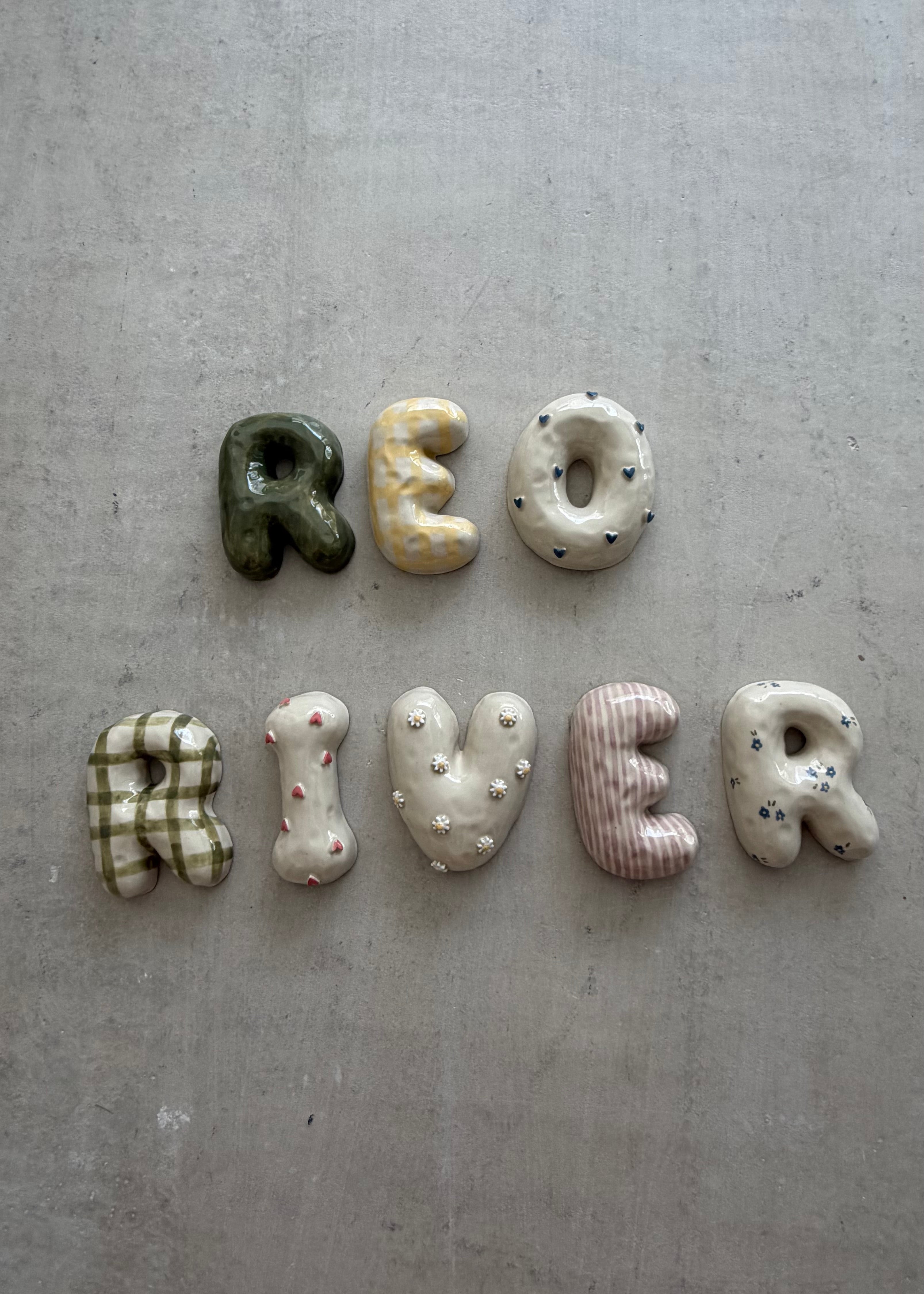 Handmade Bubble Letters