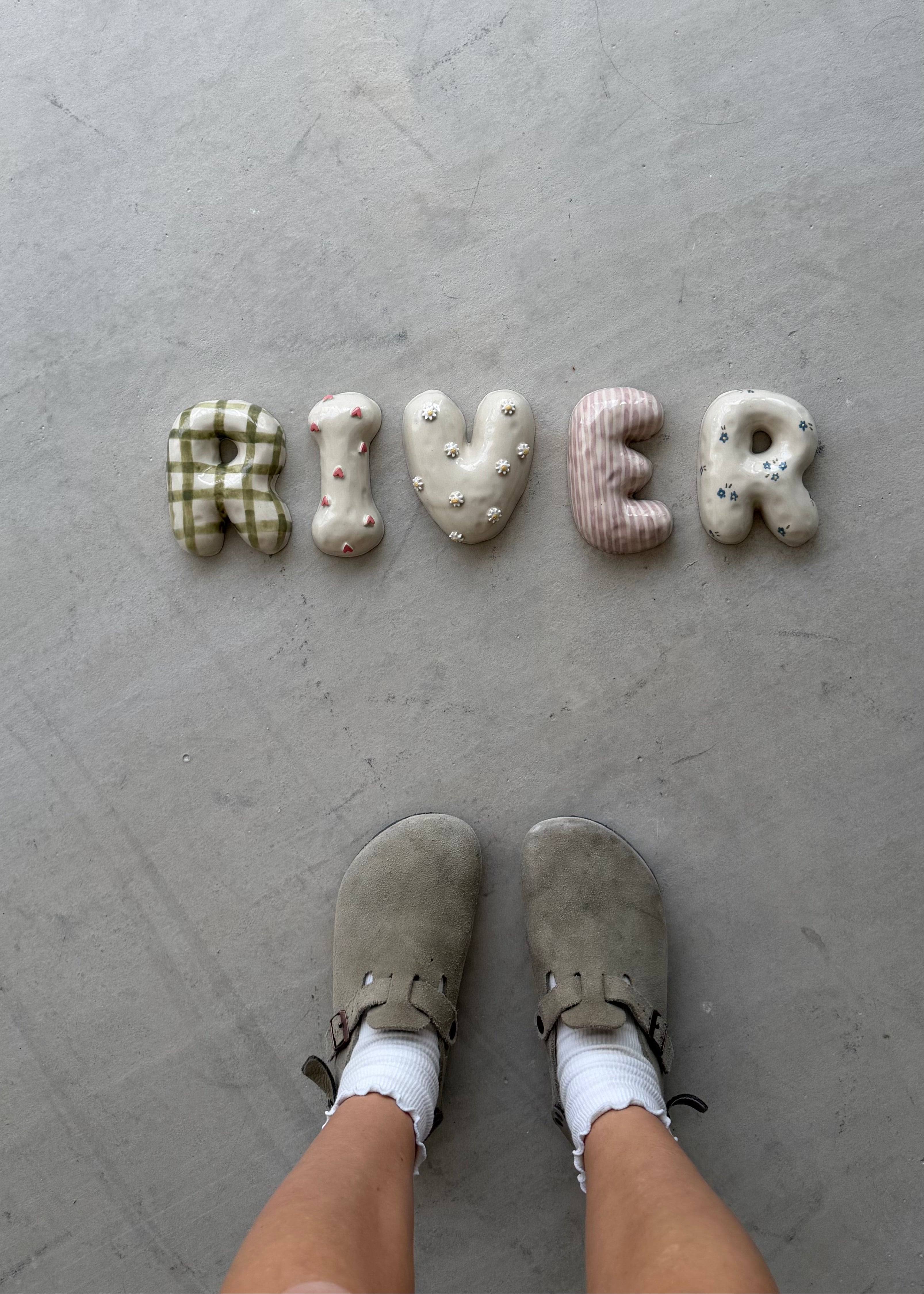 Handmade Bubble Letters