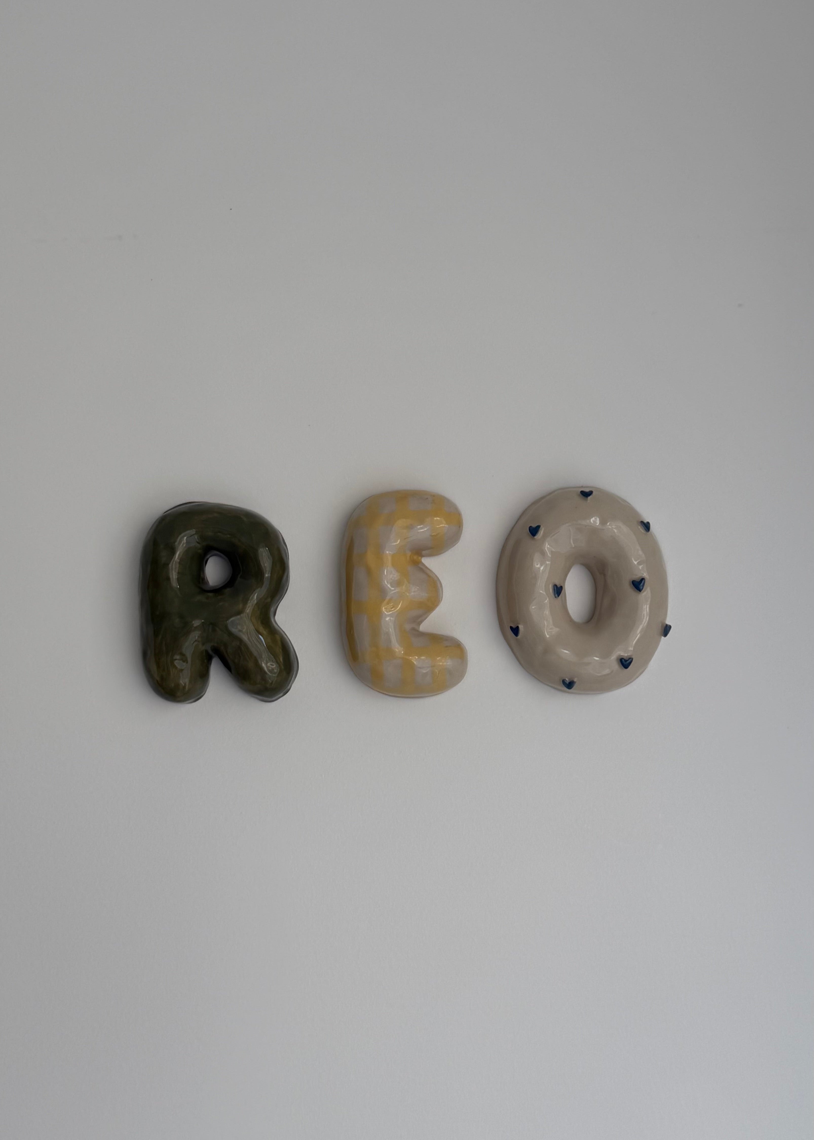 Handmade Bubble Letters