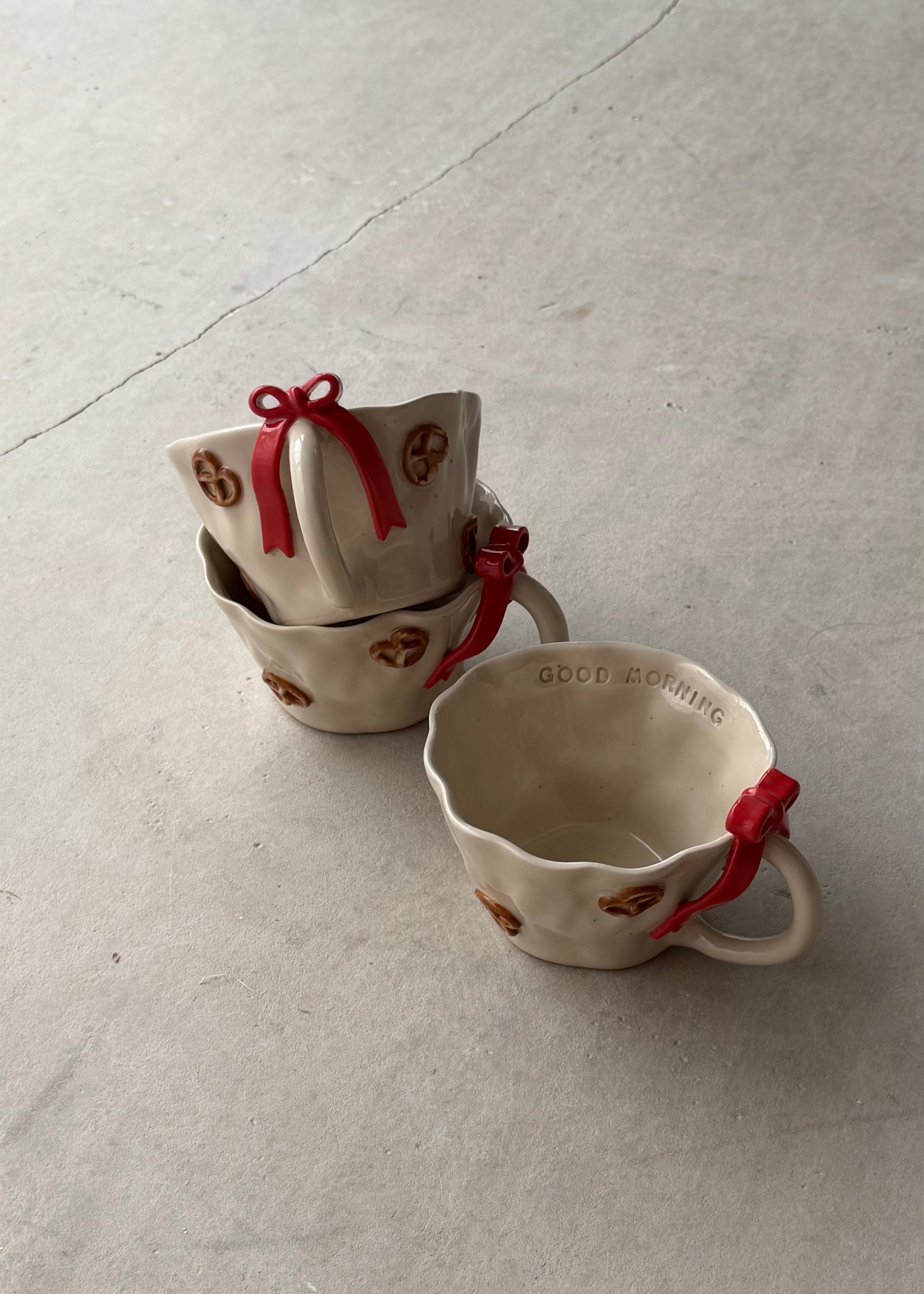 Good Morning Pretzel Mug