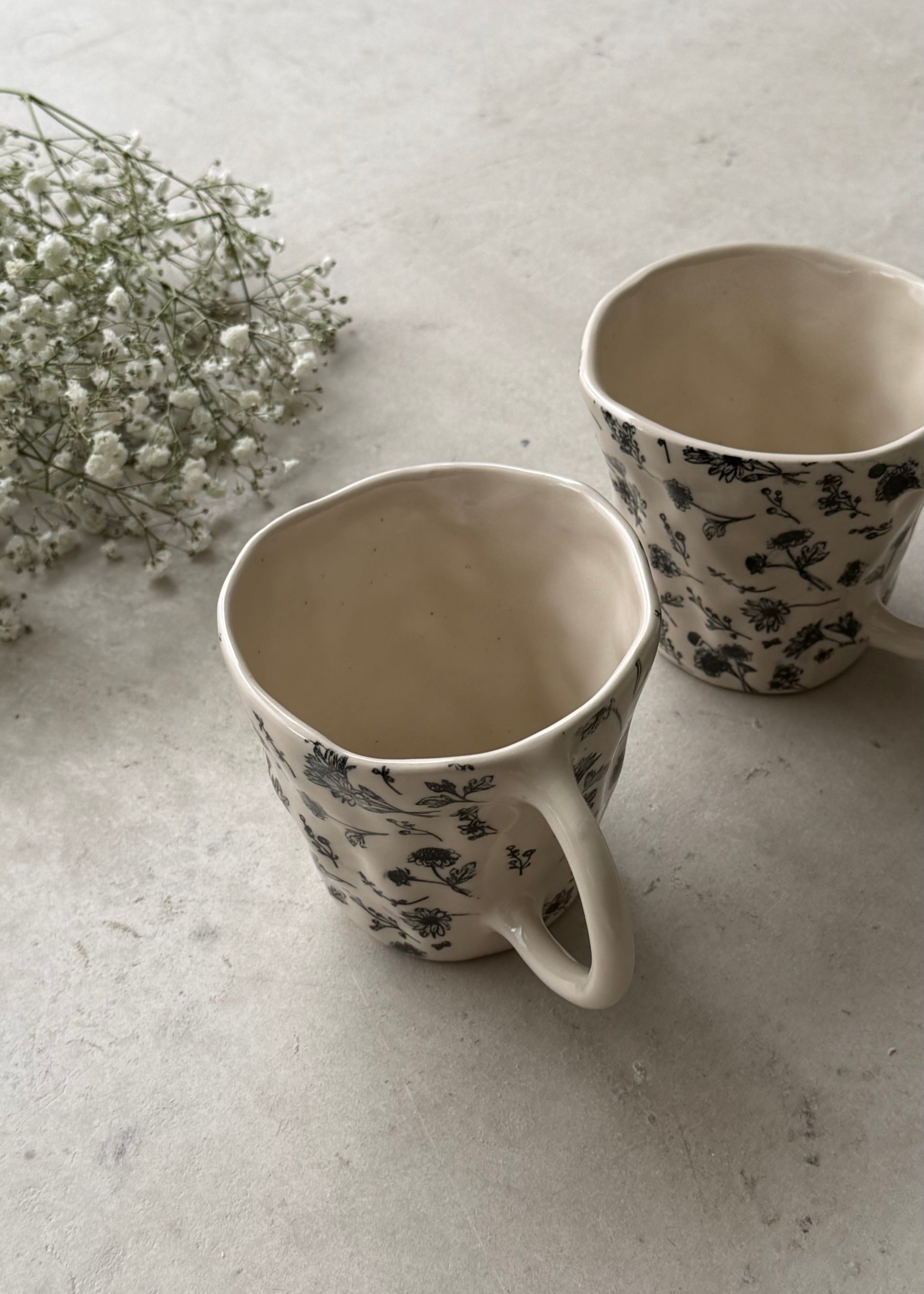 Black Vintage Floral