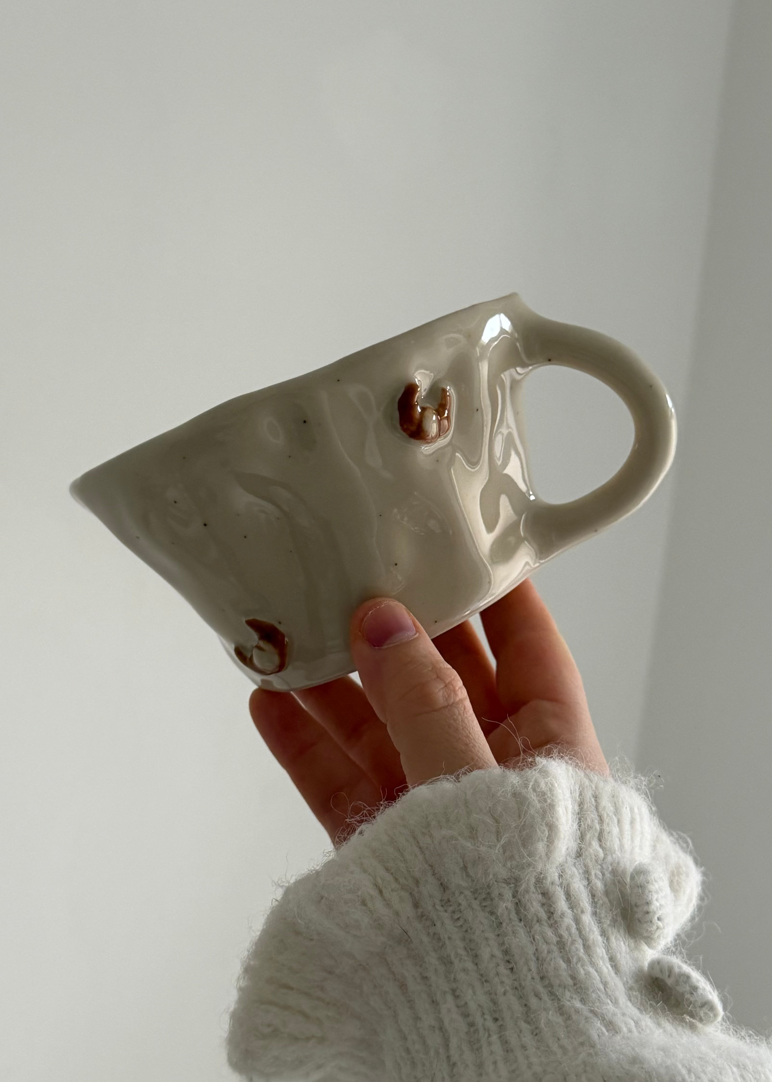 Large croissant Mug