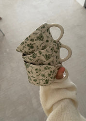 Custom Vintage Floral Mug