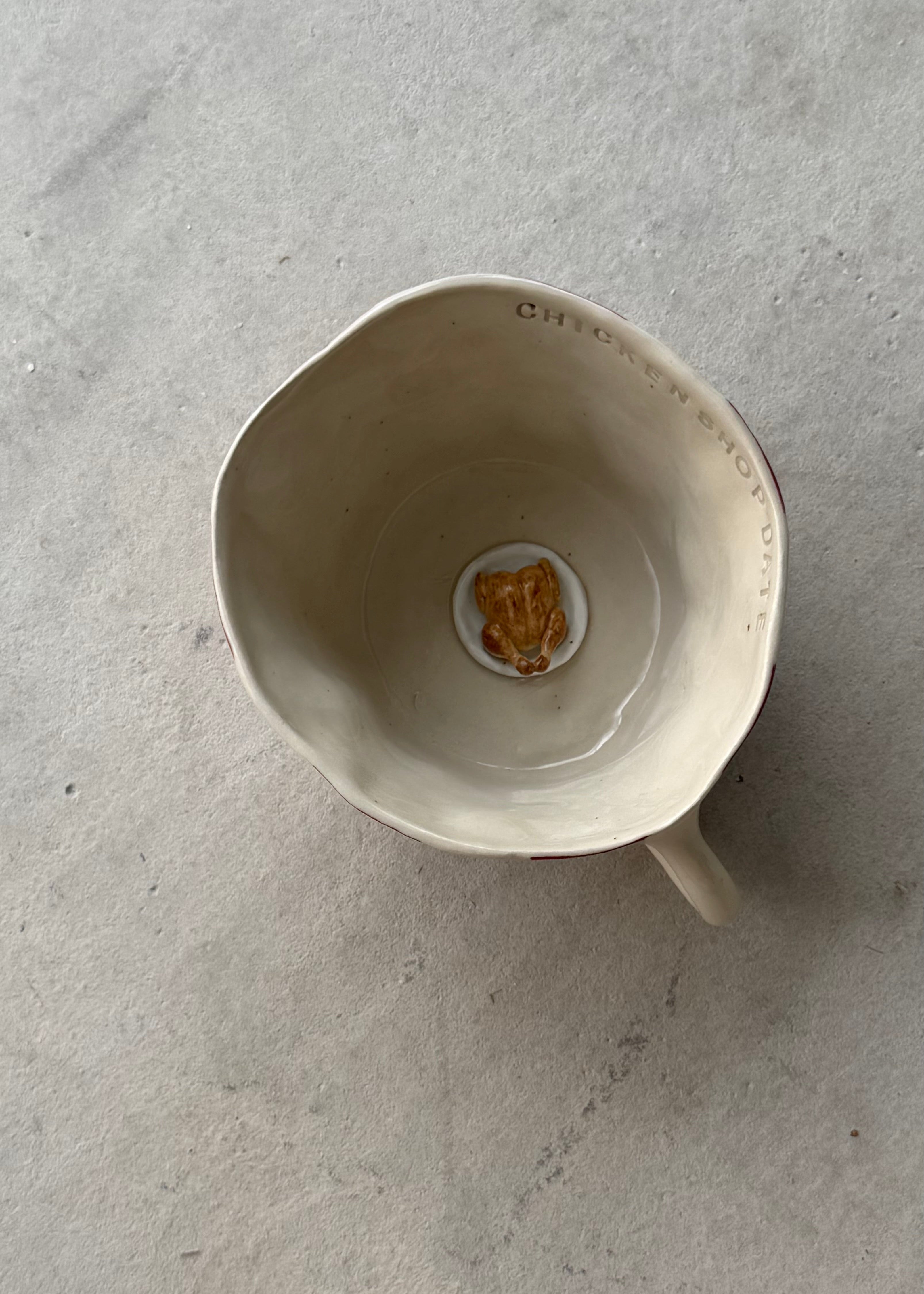 Chicken Checkered Mug