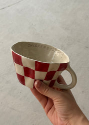 Chicken Checkered Mug