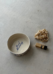 Custom Vintage Floral Bowl