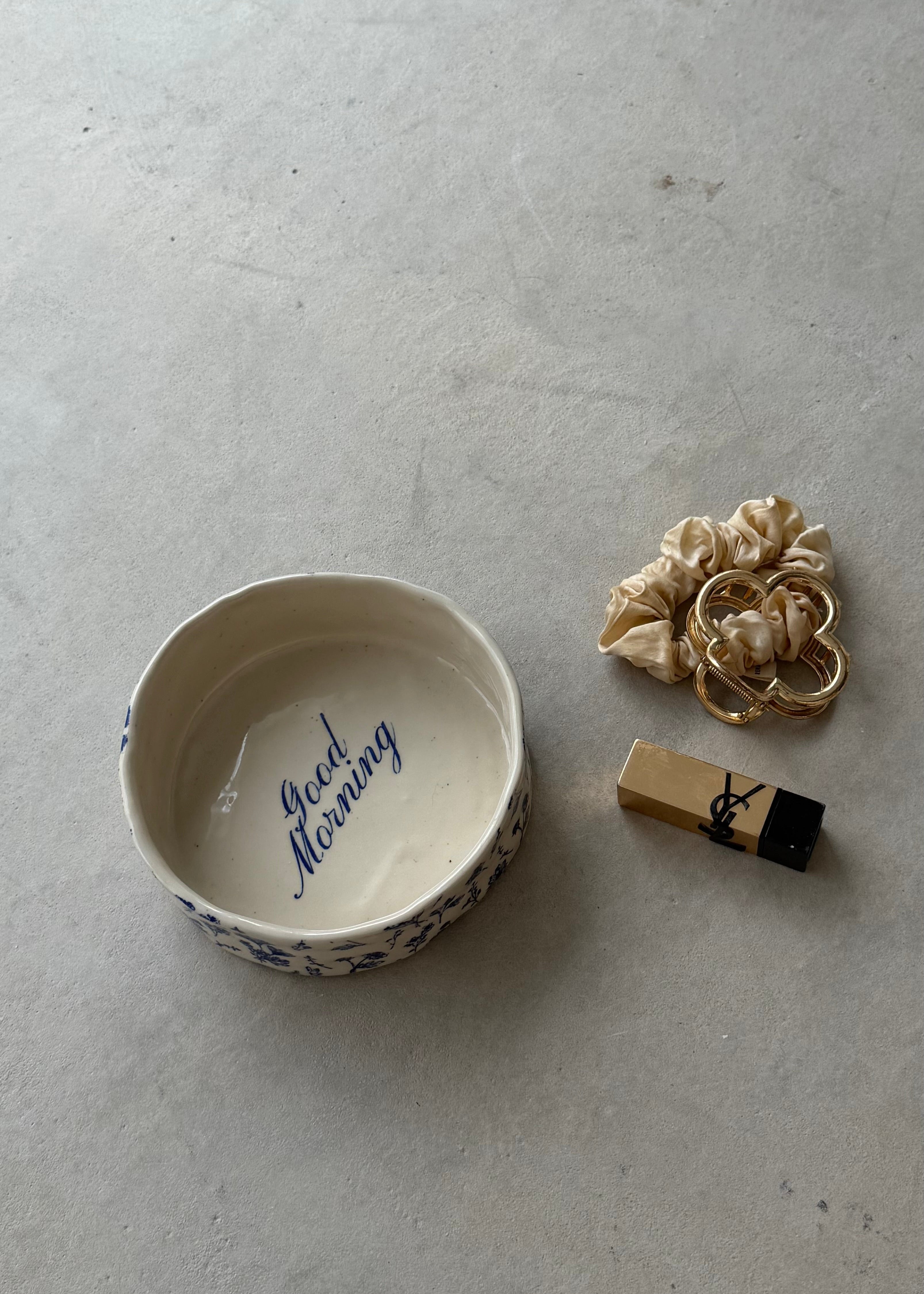 Good Morning Vintage Floral Bowl