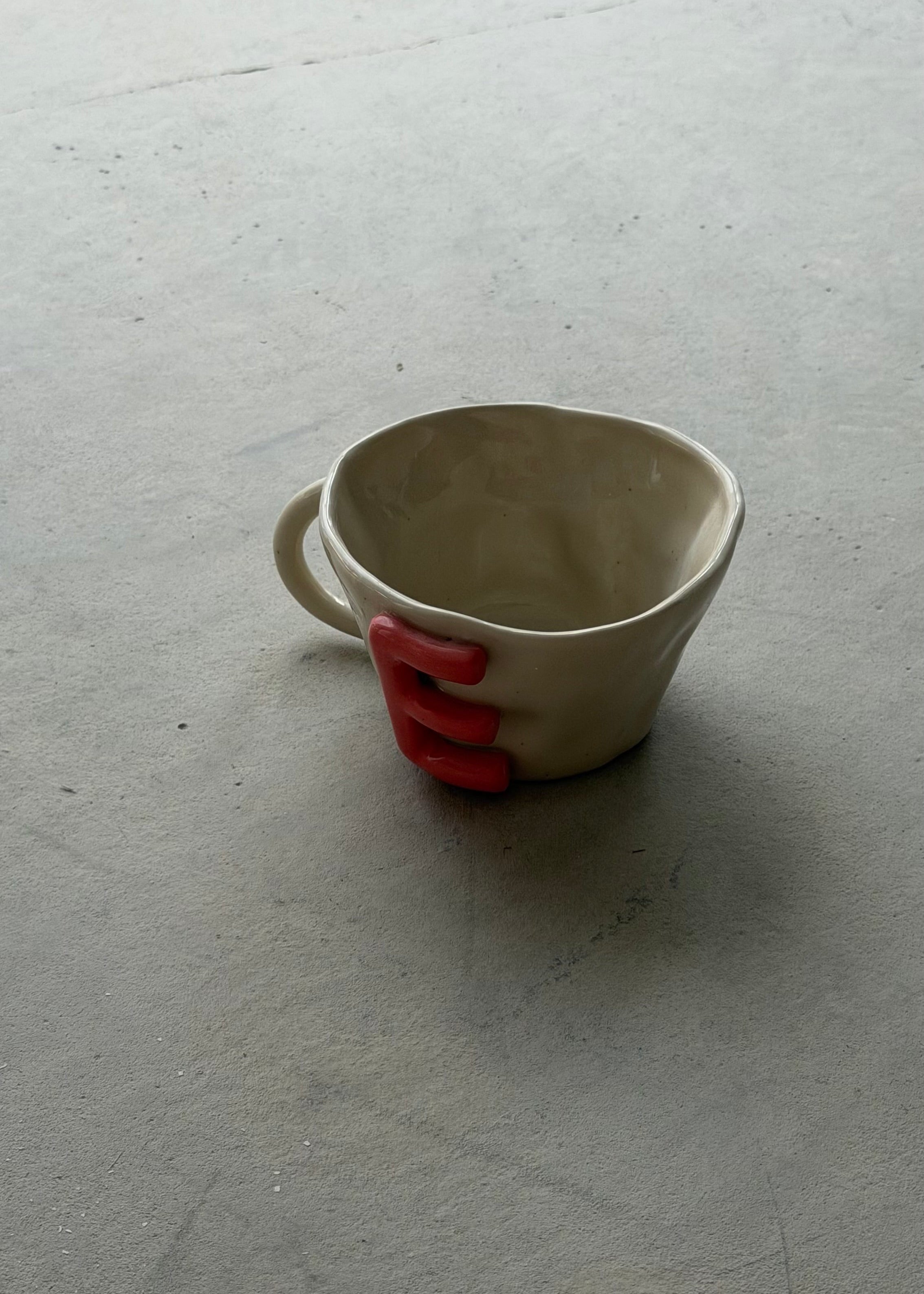 Bubble Letter Mug - E