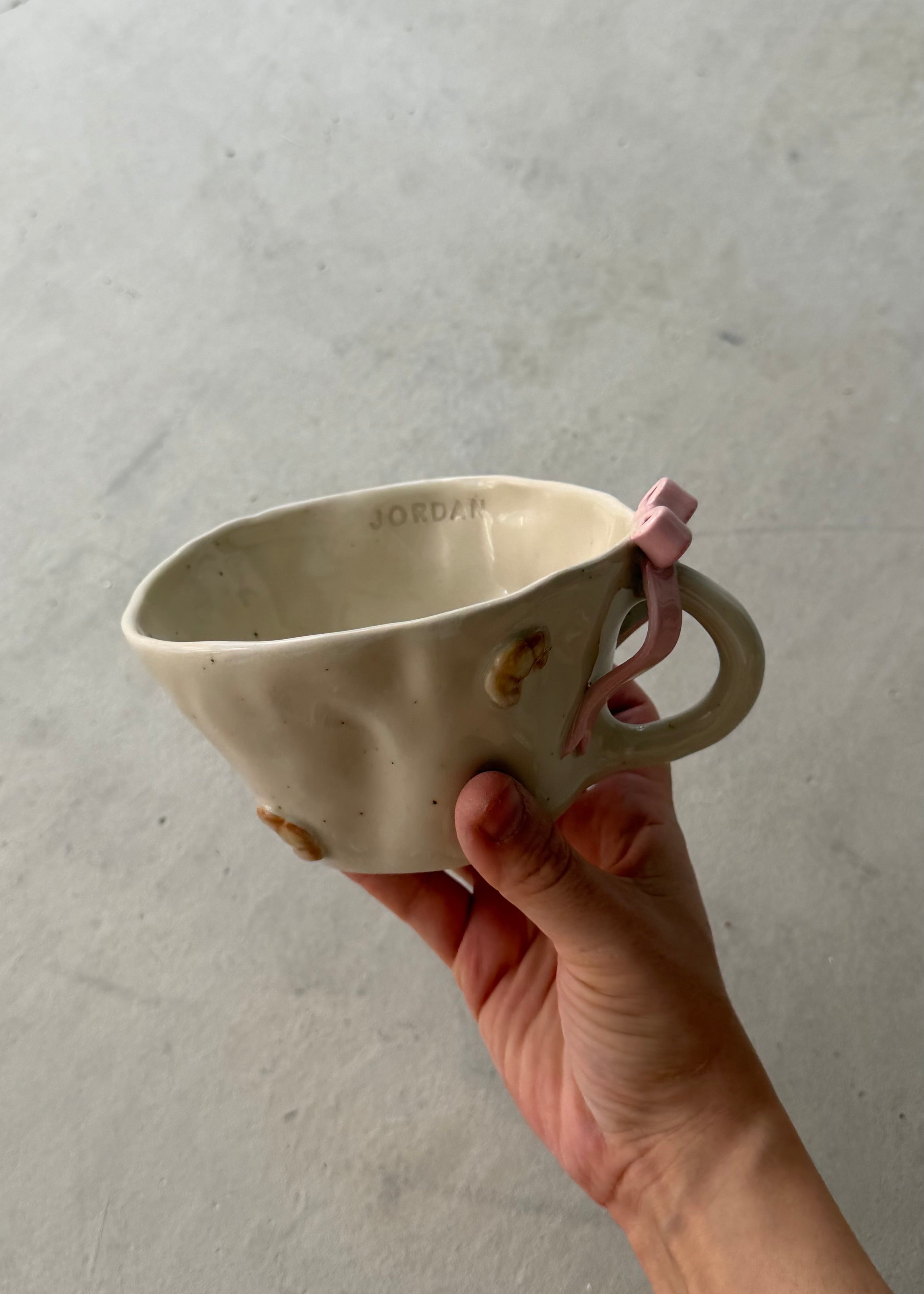 Jordan Croissant & Bow Mug