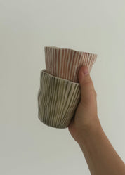 Walnut Striped Tumbler