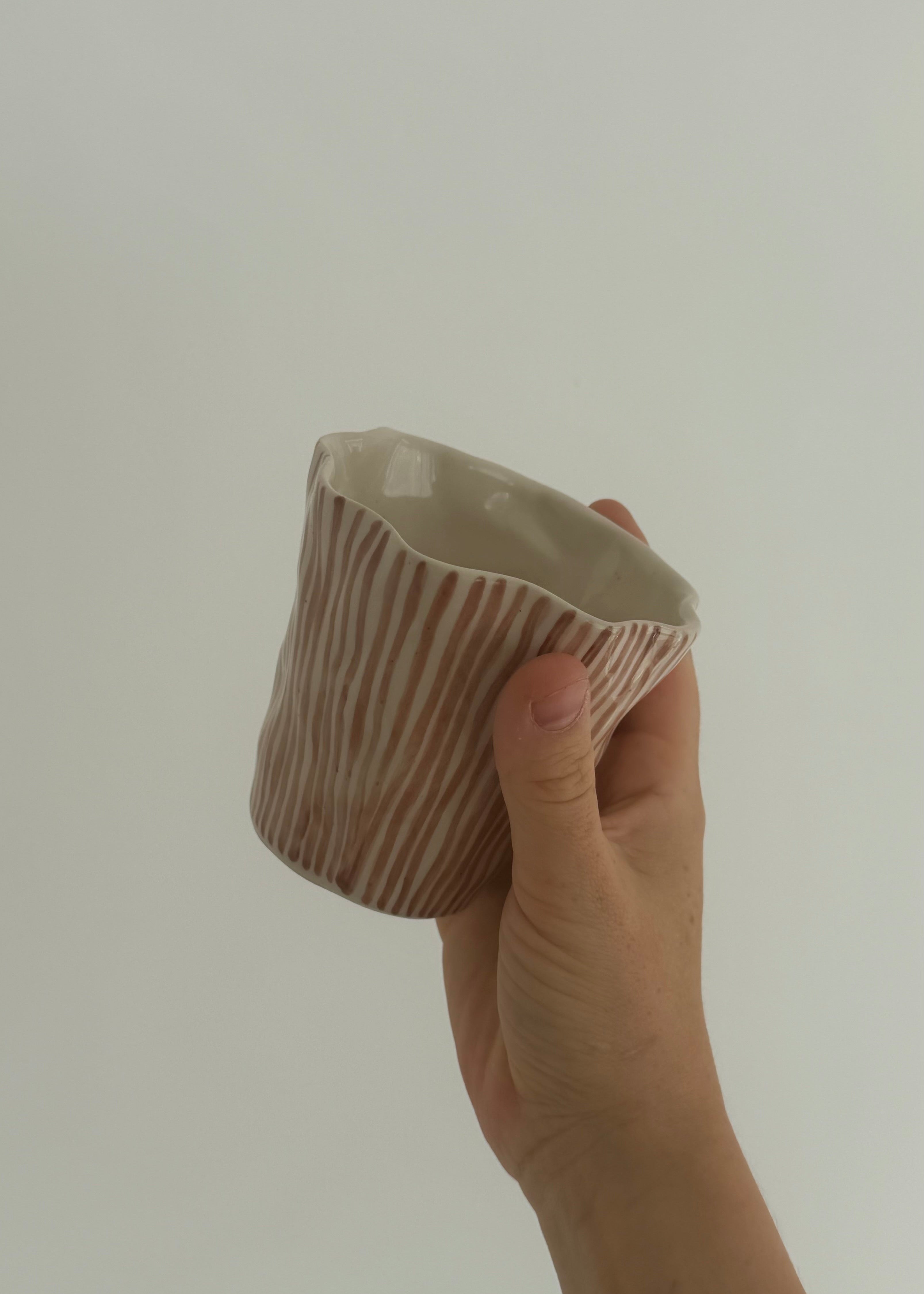 Walnut Striped Tumbler