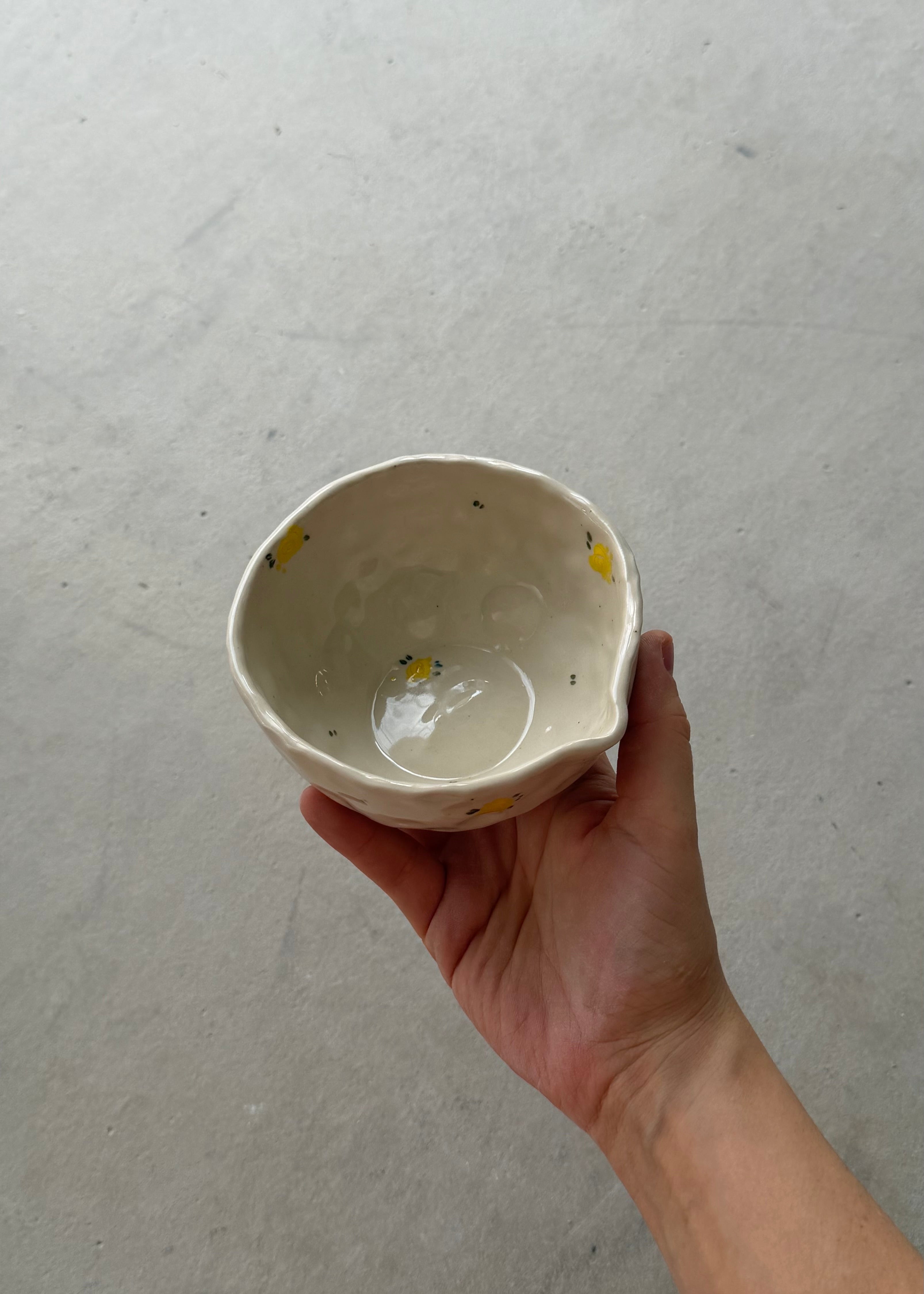 Summer Yellow Matcha Bowl