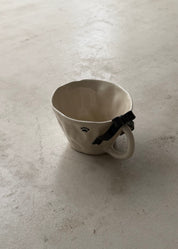 Black Paws & Bow Mug