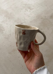 Girl dad teddy mug