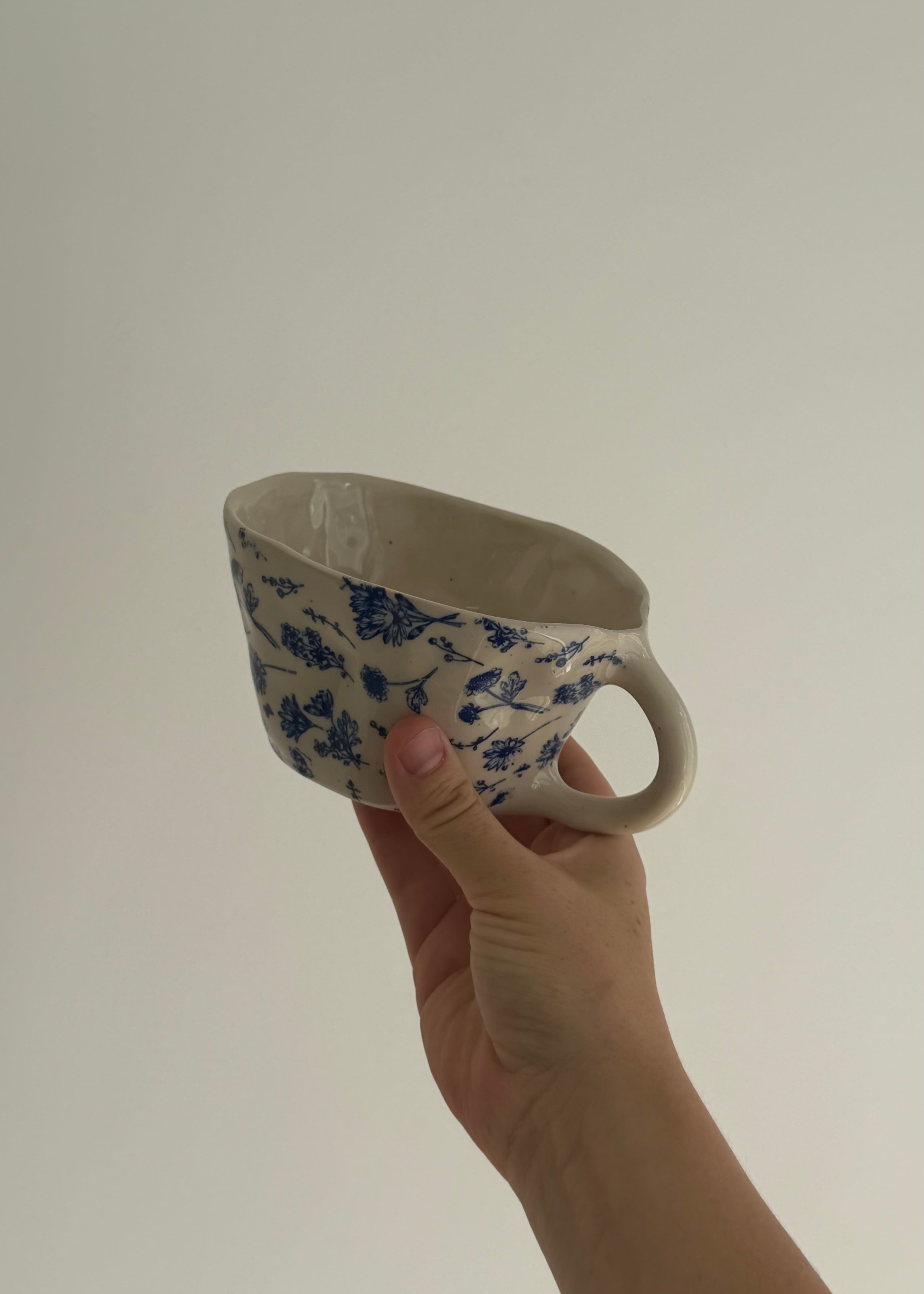 Vintage Floral Large Mug