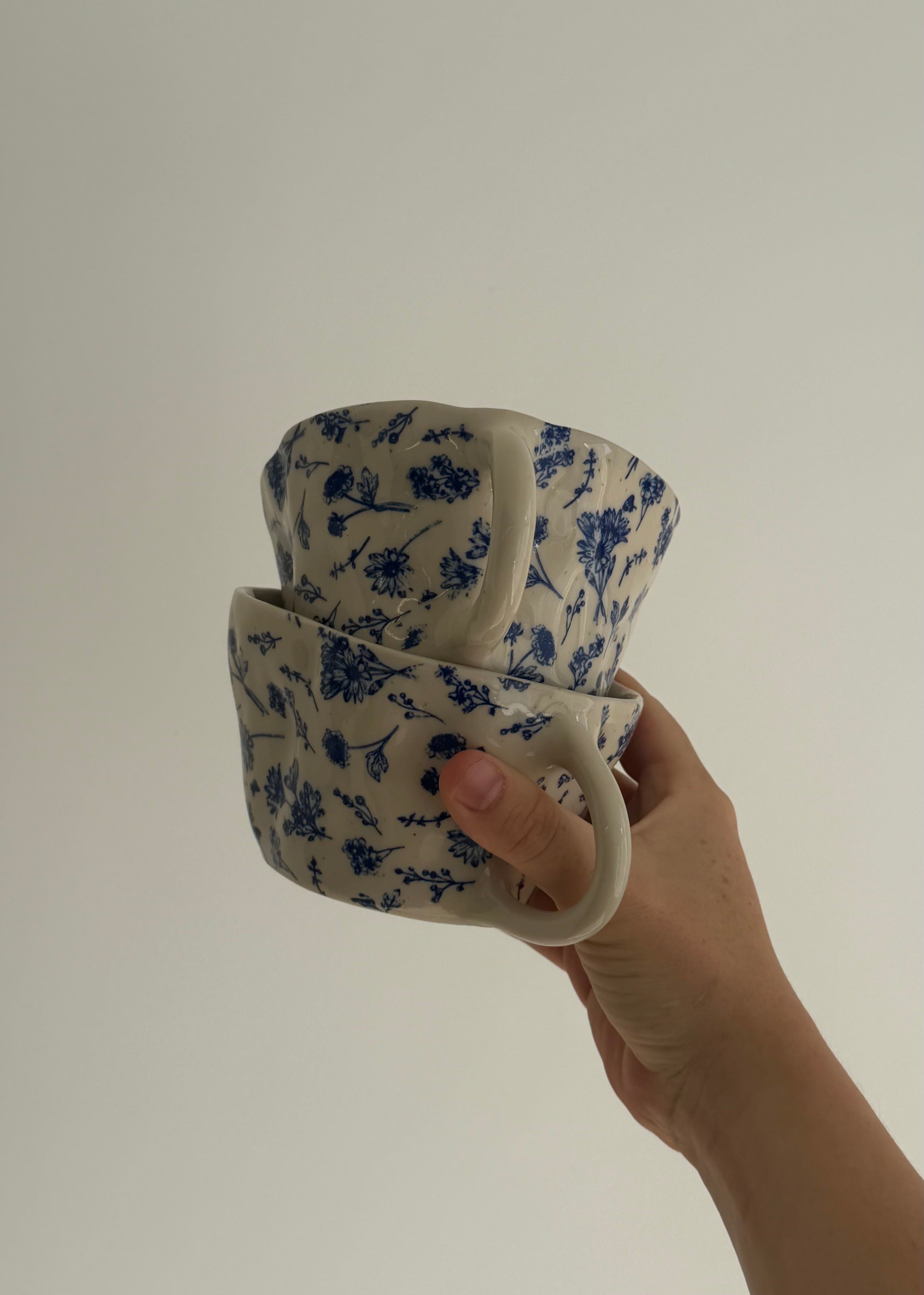 Vintage Floral Large Mug