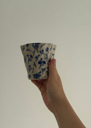 Custom Vintage Floral Frilled Tumbler