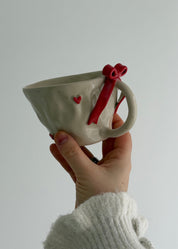 Hearts & Bow Mug