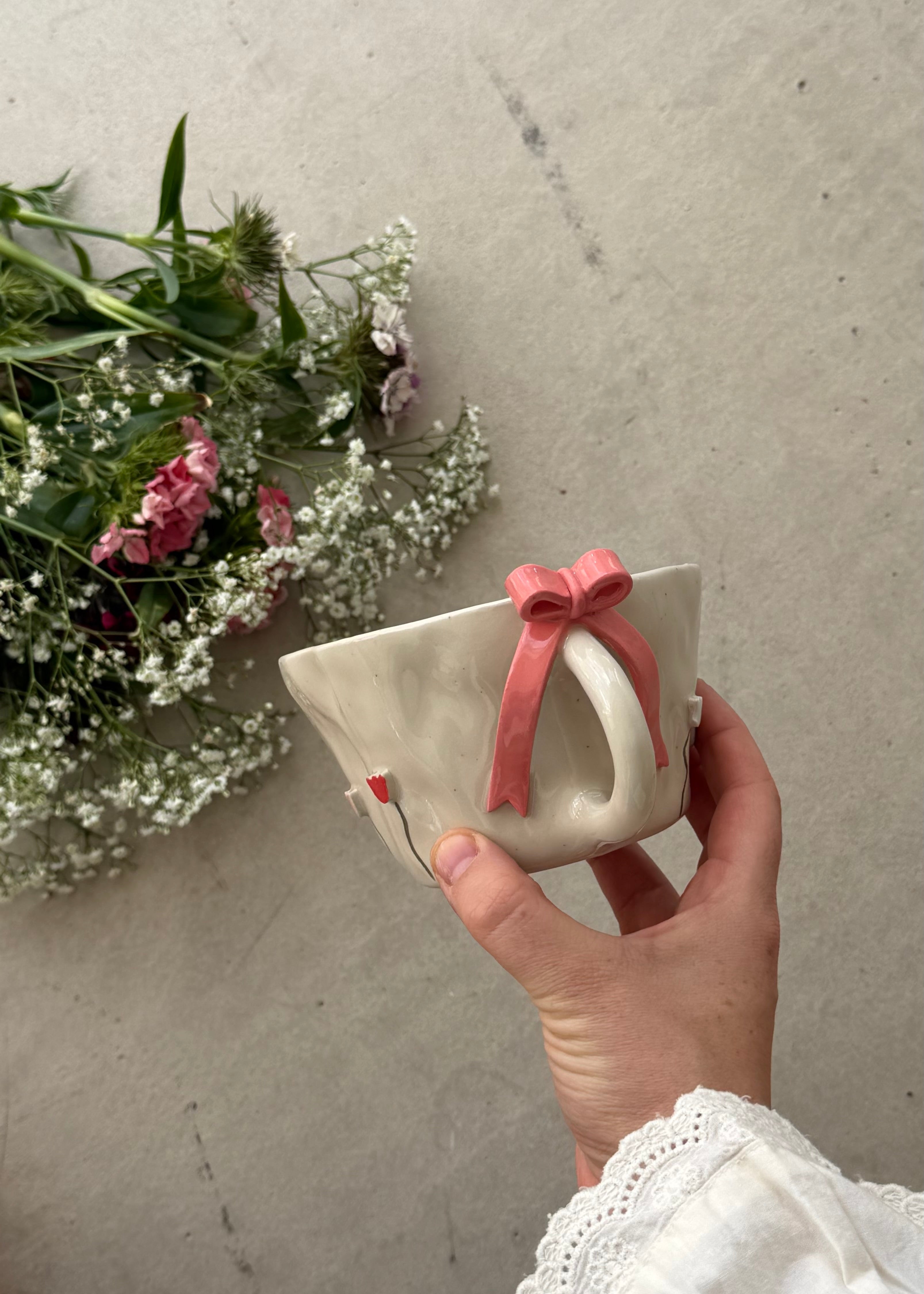 Custom Tulips Mug (large)
