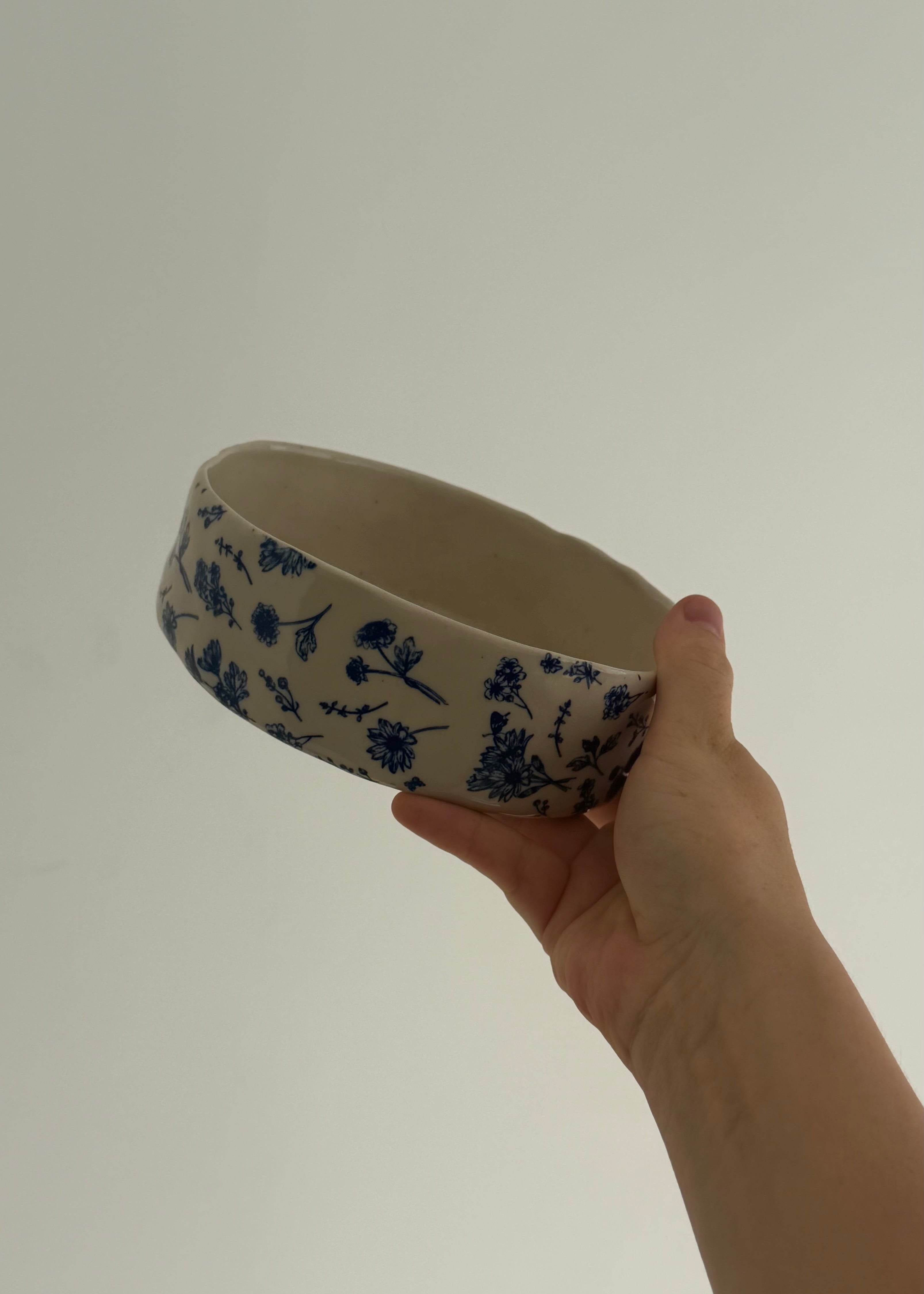 Vintage Floral Bowl