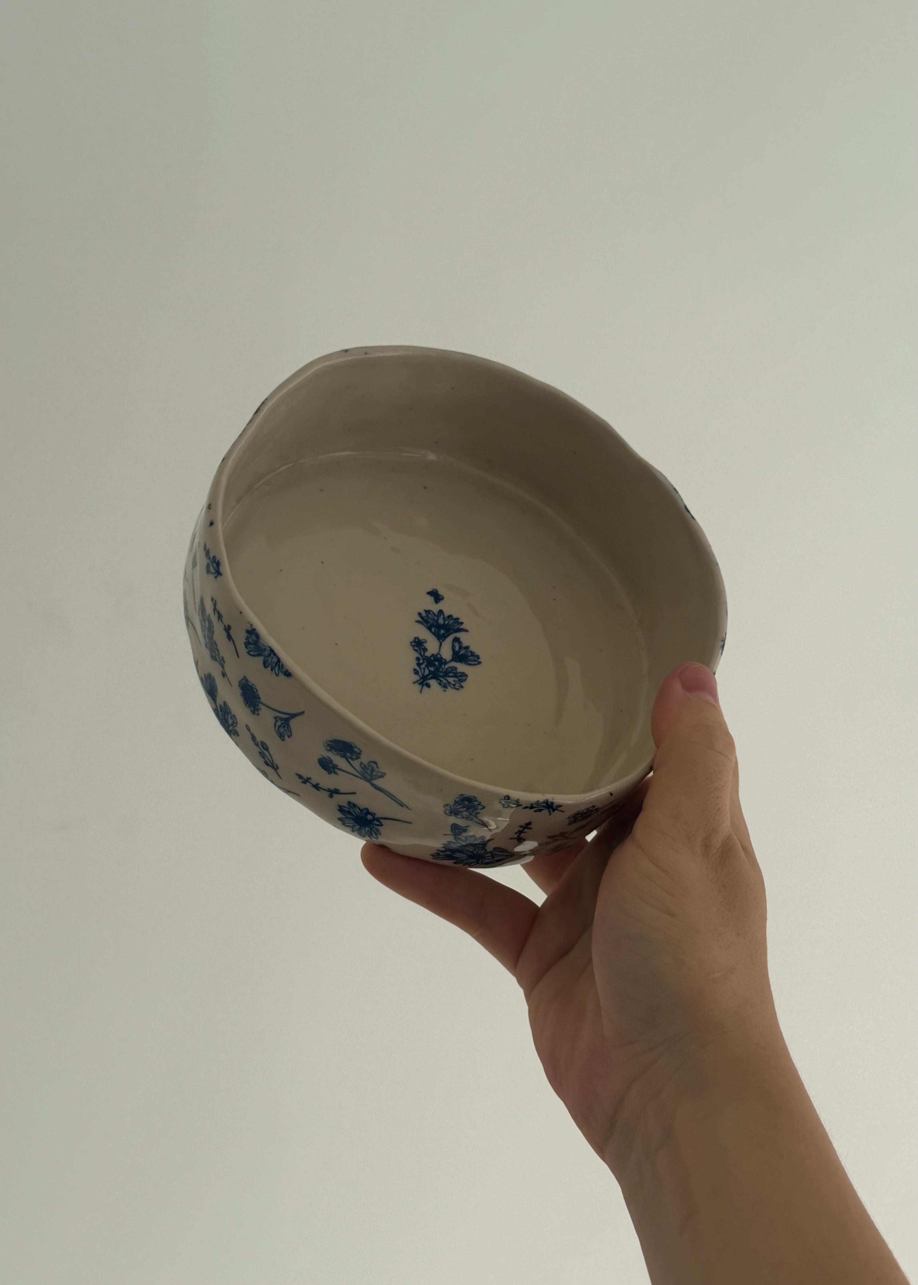 Vintage Floral Bowl