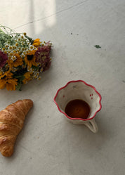 Frilled Strawberry and Blueberry Mug