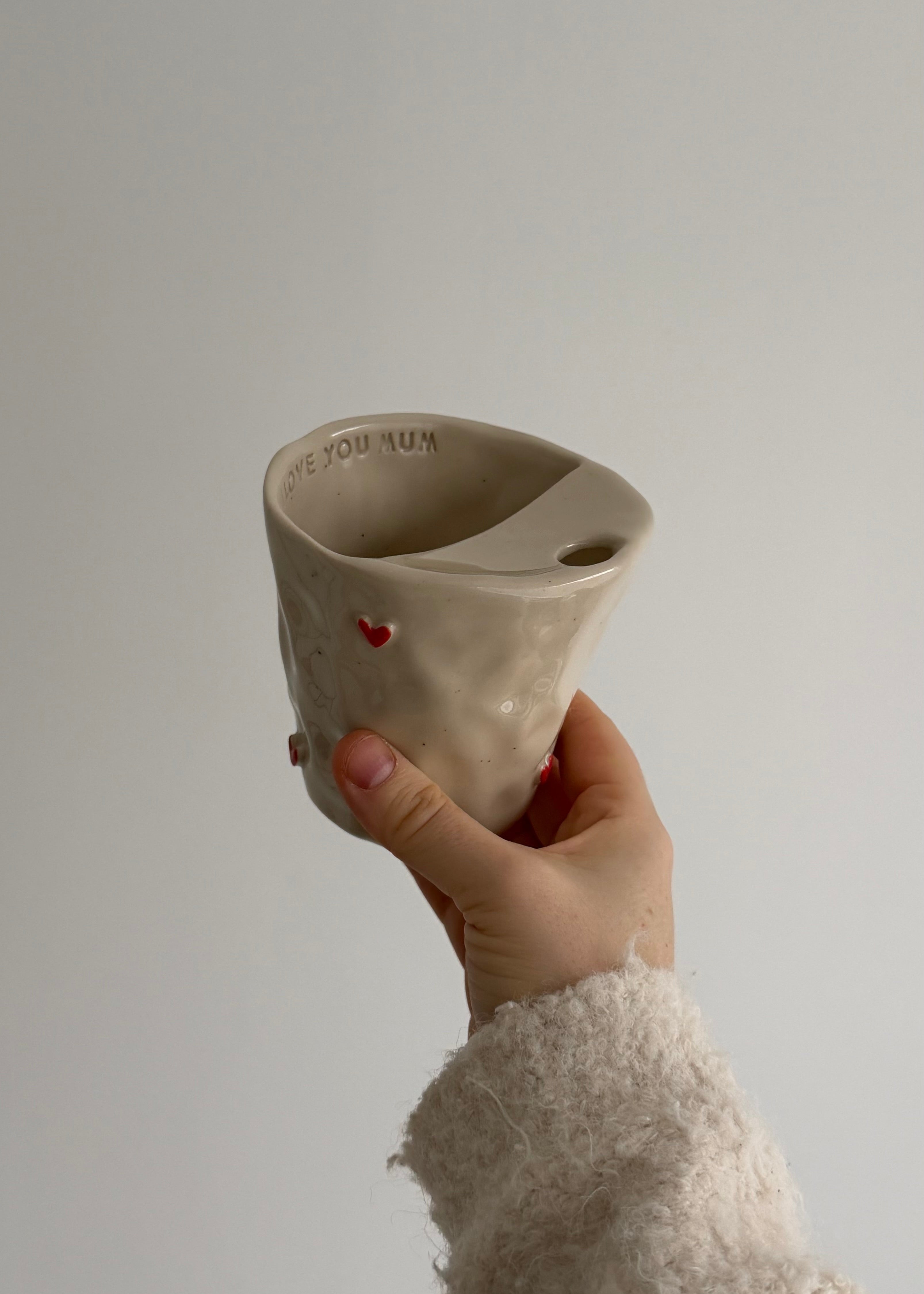 I Love You Mum Heart Takeaway