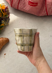 Olive Green Picnic Tumbler