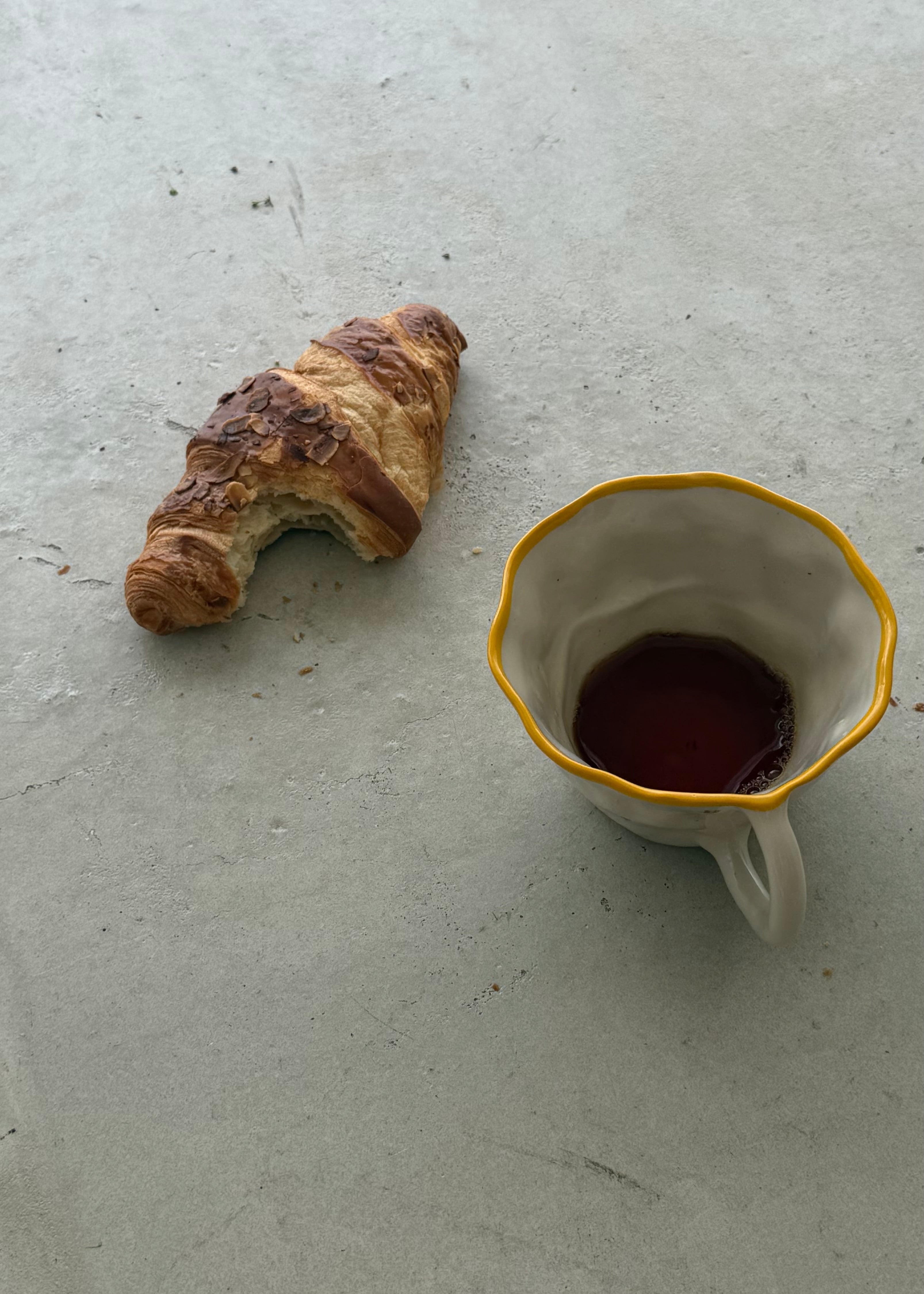 Yellow Frilled Everyday Mug