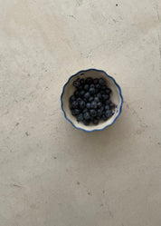 Denim Frilled Bowl