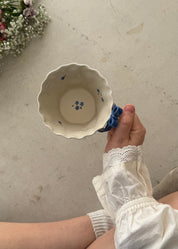 Denim Bow Mug
