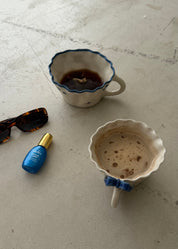 Denim Frilled Mug